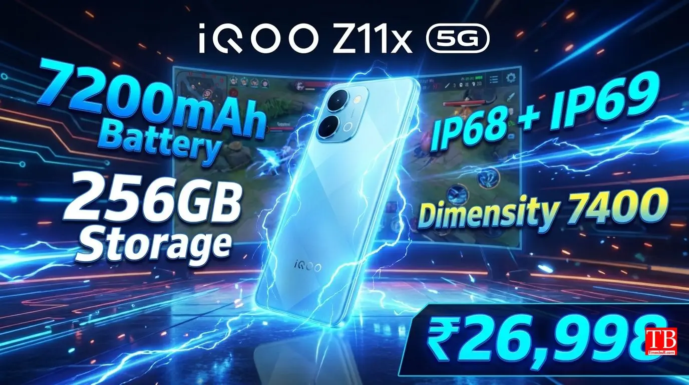 iQOO Z11x 5G with IP68 rating launched in India