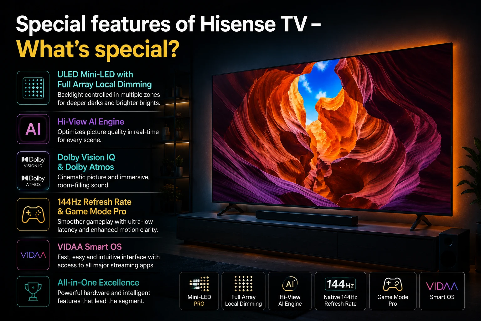 Special features of Hisense TV - What's special?