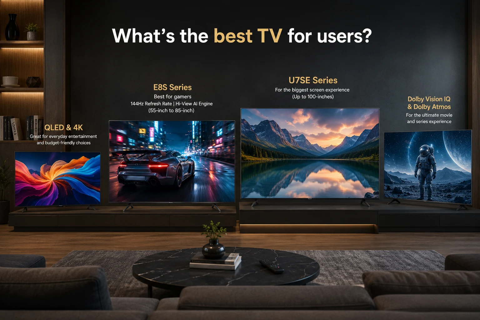 What's the best TV for users?