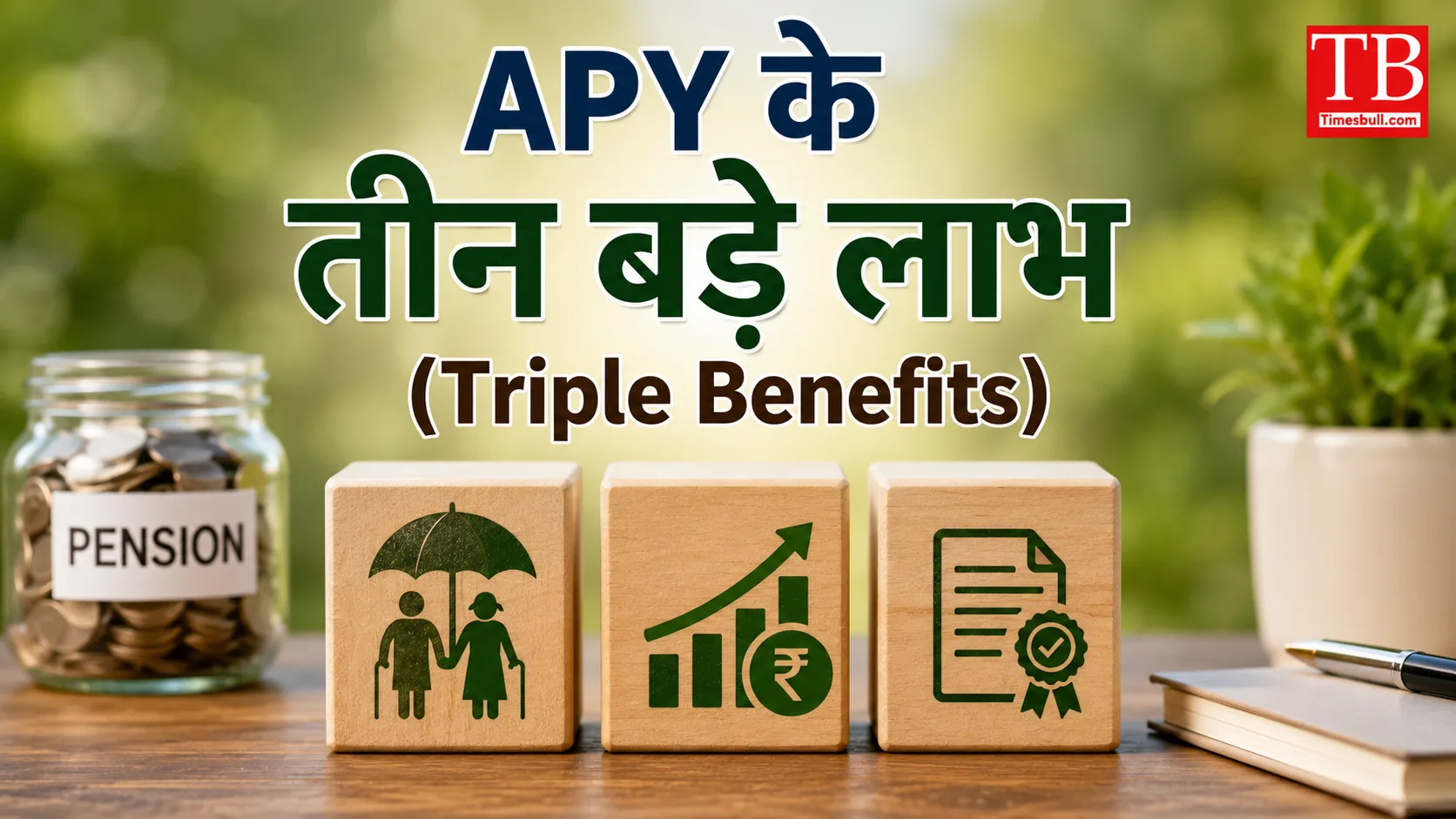 APY के तीन बड़े लाभ (Triple Benefits)