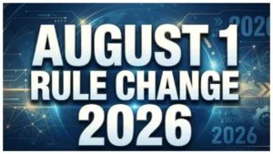 August 1 Rule Change