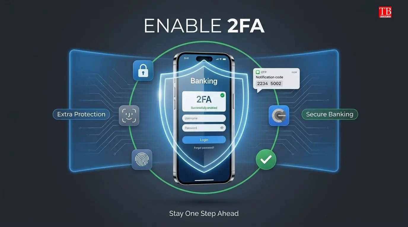 Use 2FA for online banking.