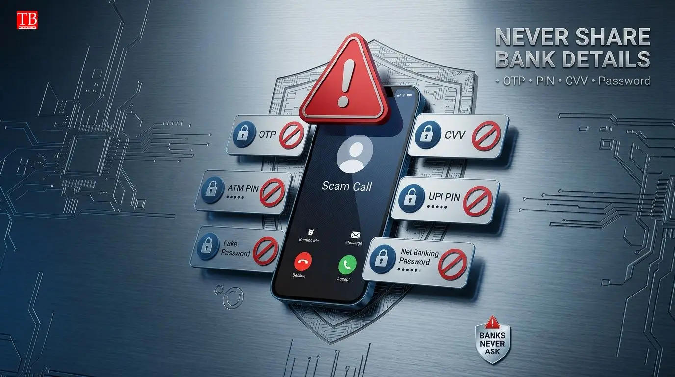 Don't share your personal information with anyone.