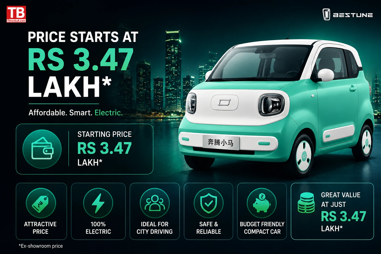 Price starts at Rs 3.47 lakh