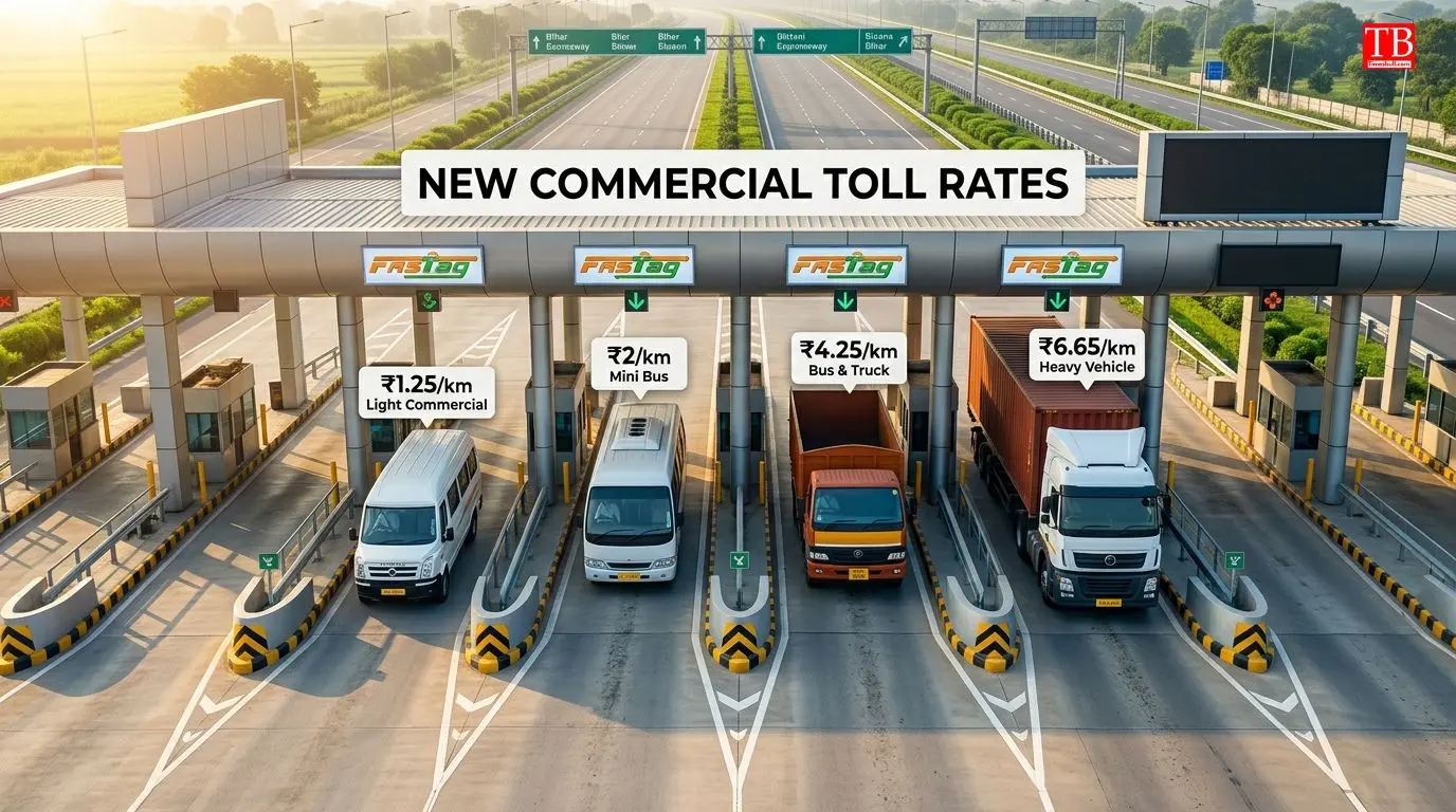 New toll rates for commercial vehicles
