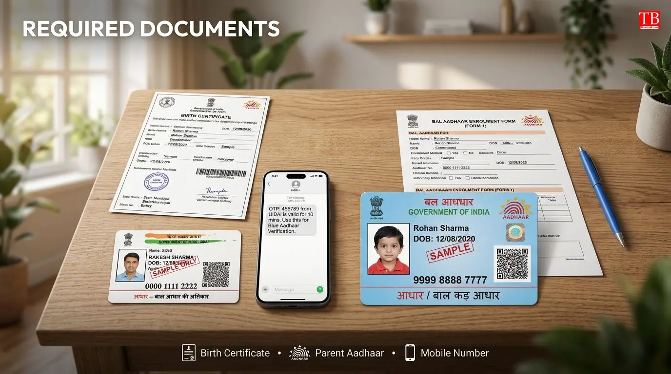 Documents required for child support