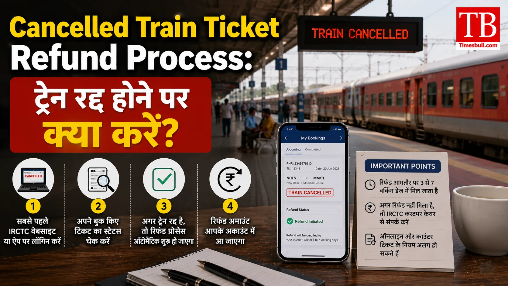 Cancelled Train Ticket Refund Process: ट्रेन रद्द होने पर क्या&hellip;