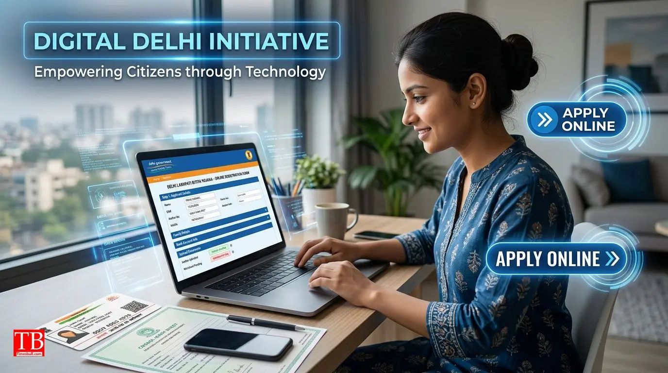 The online application process: Digital Delhi