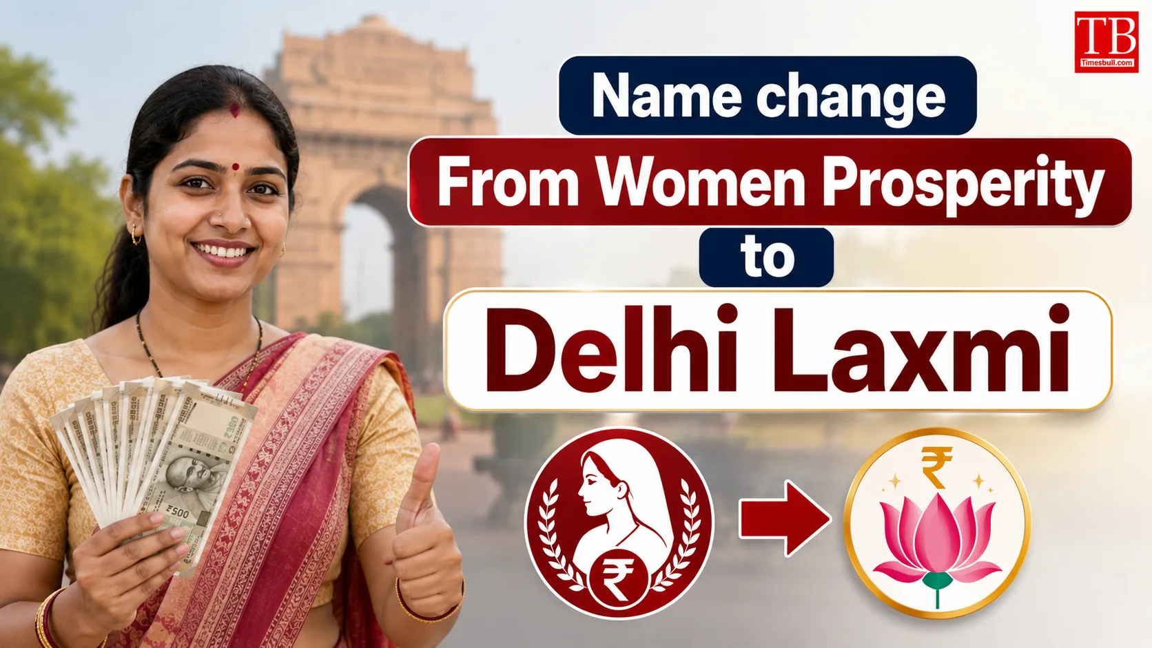 Name change From Women Prosperity to Delhi Laxmi
