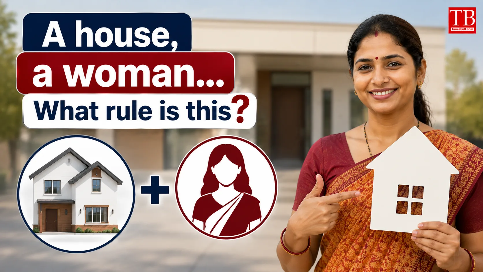 A house, a woman... What rule is this?