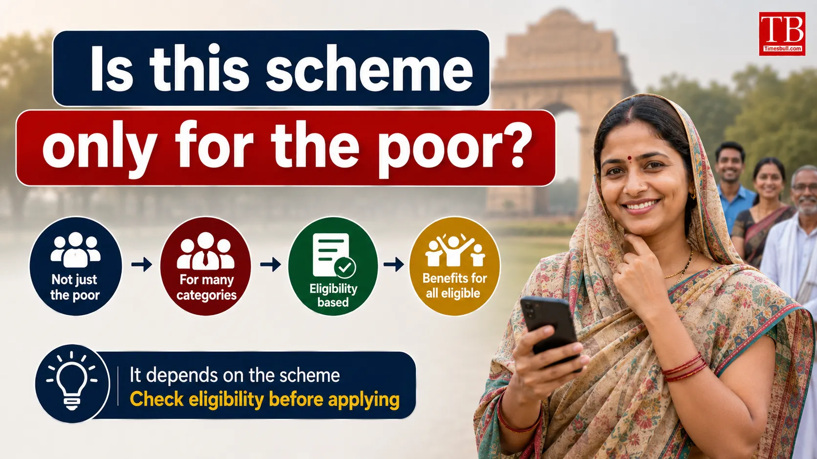 Is this scheme only for the poor?