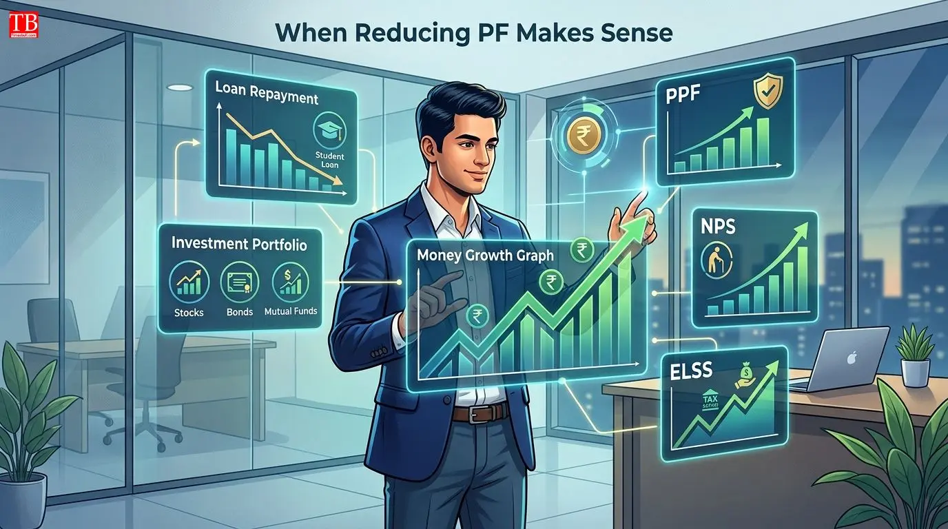 किसे PF योगदान घटाने का फैसला लेना चाहिए?
