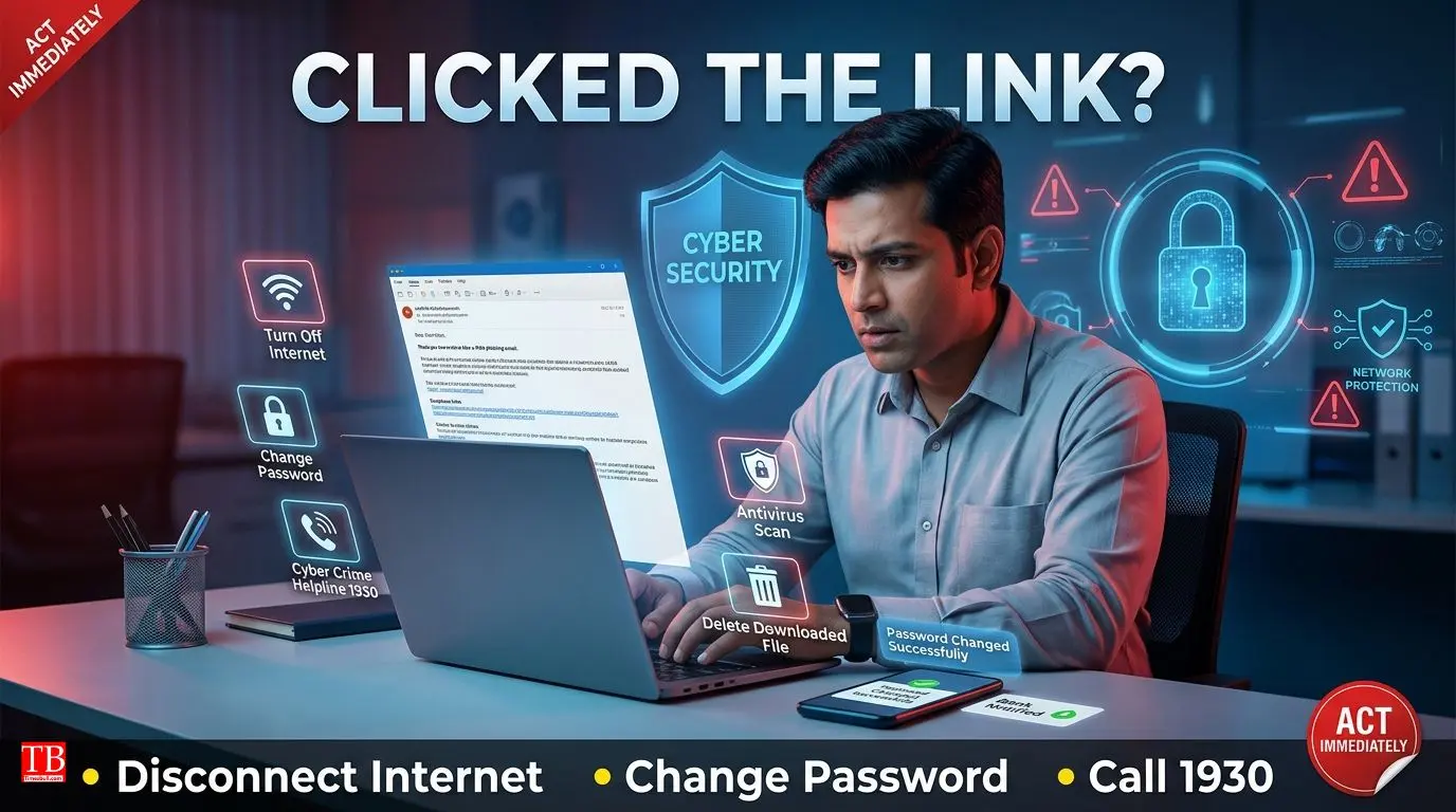 फेक मेल पर क्लिक कर दिया तो क्या करें?