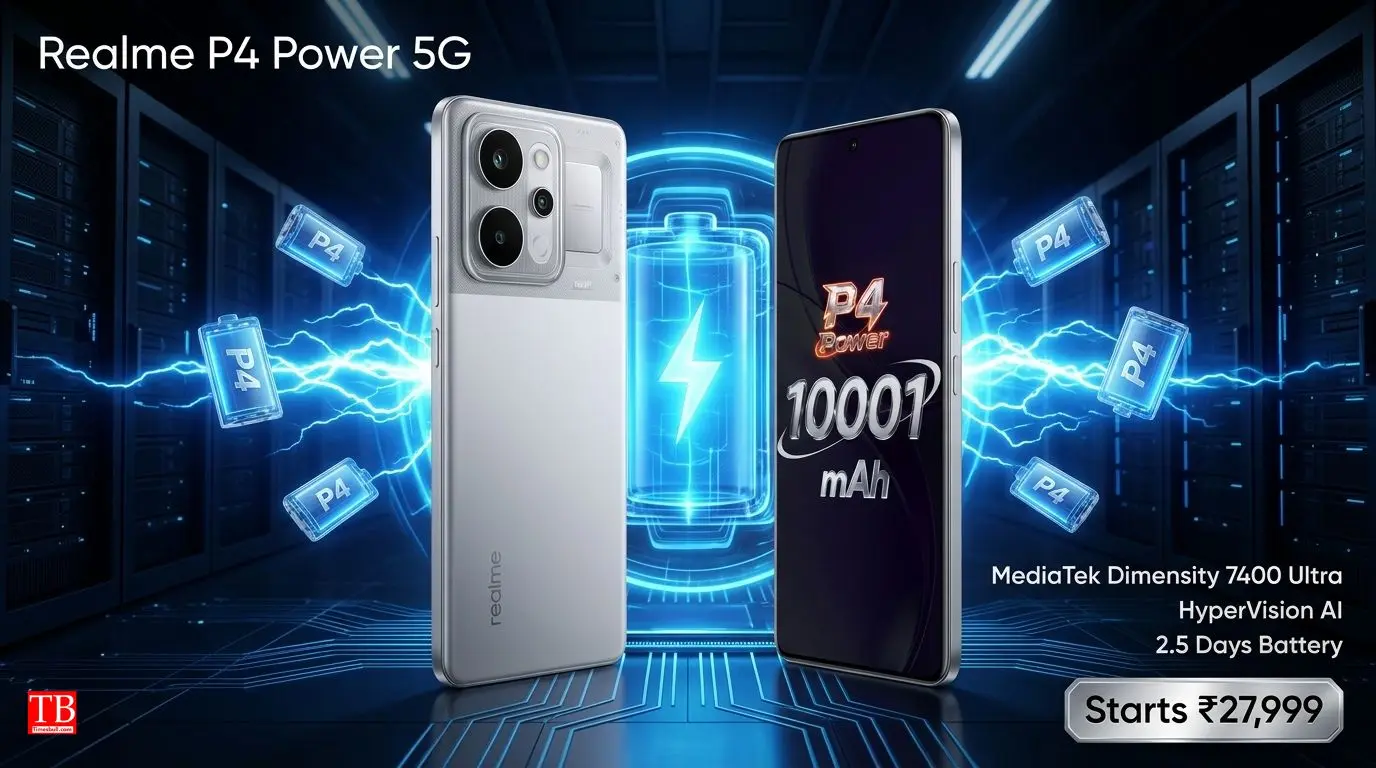 Realme P4 Power 5G: India's largest battery phone