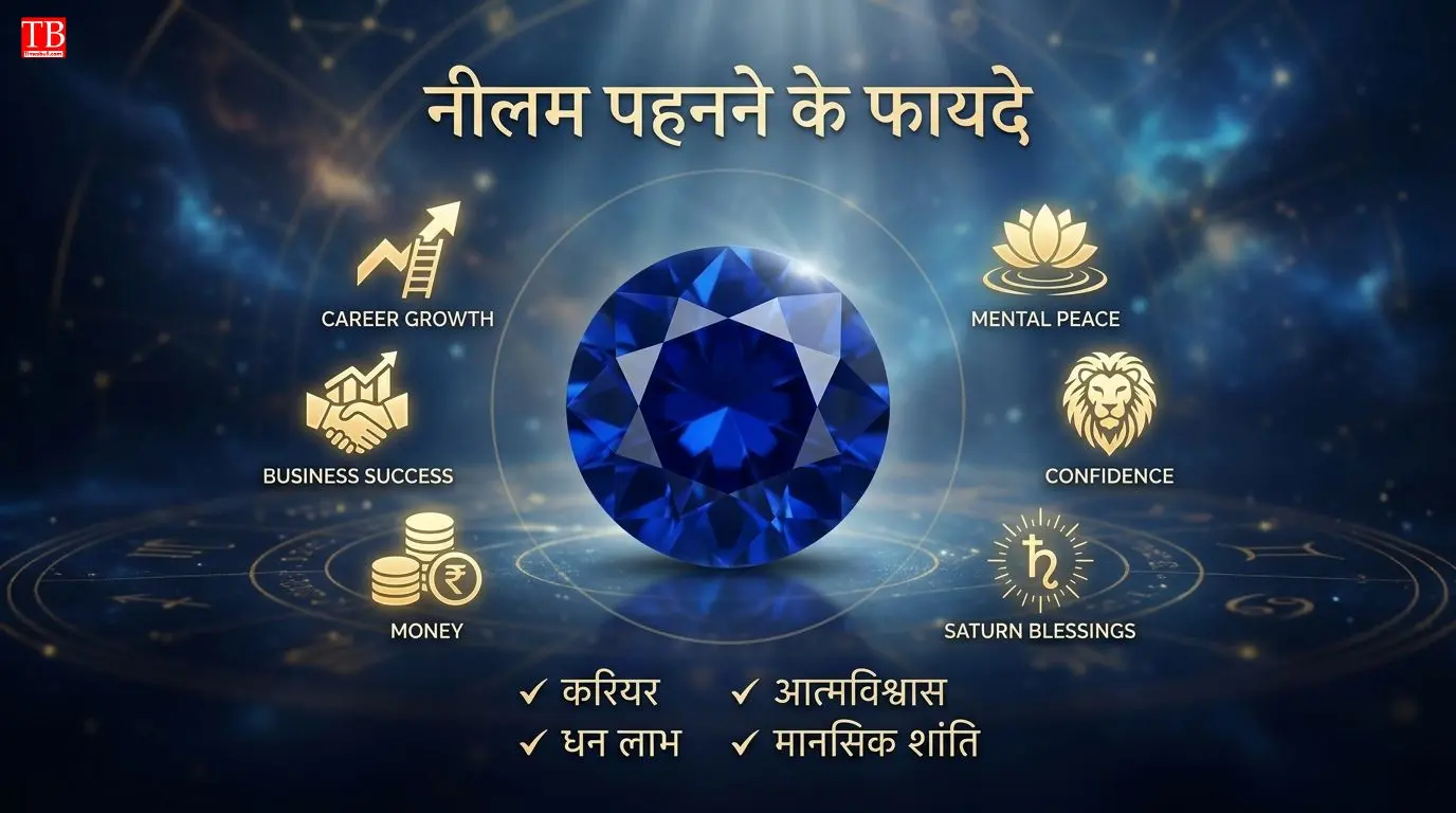 नीलम धारण करने के फायदे