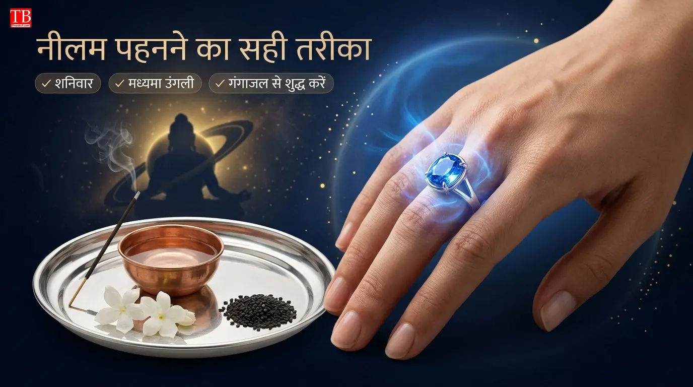 नीलम धारण करने का सही तरीका और समय