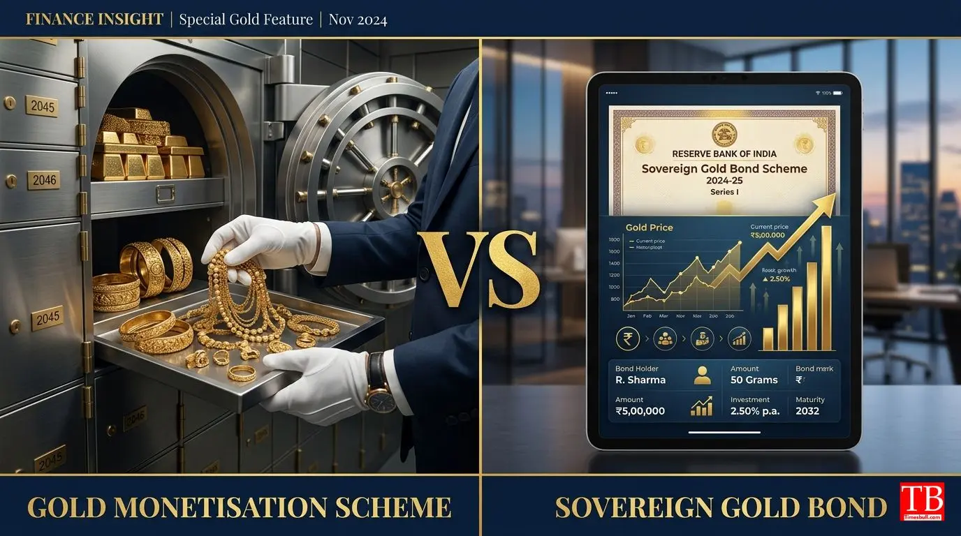 Difference between Gold Bond Scheme and Gold Monetisation Scheme