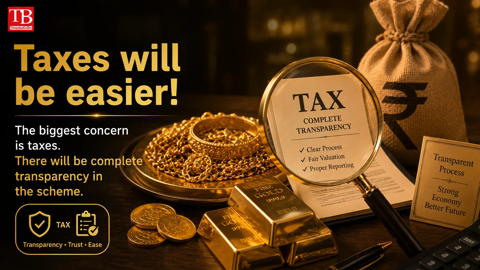 Taxes will be easier!