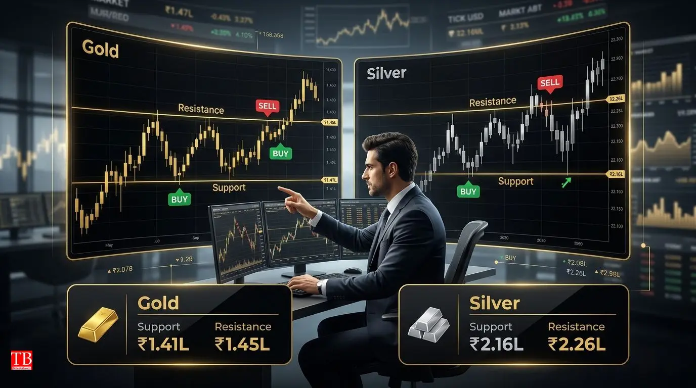 सोने-चांदी के अहम सपोर्ट और रेजिस्टेंस