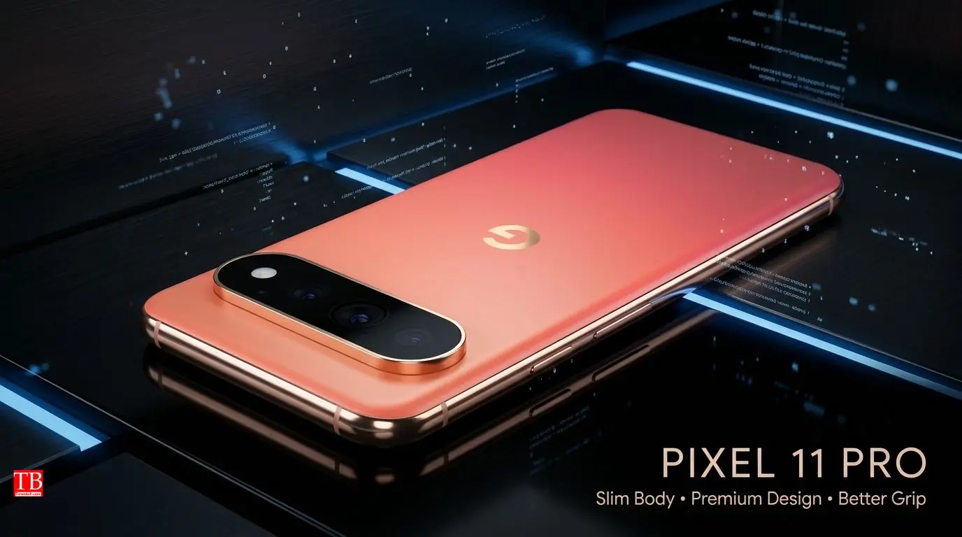 The Pixel 11 Pro... Slim body and improved design