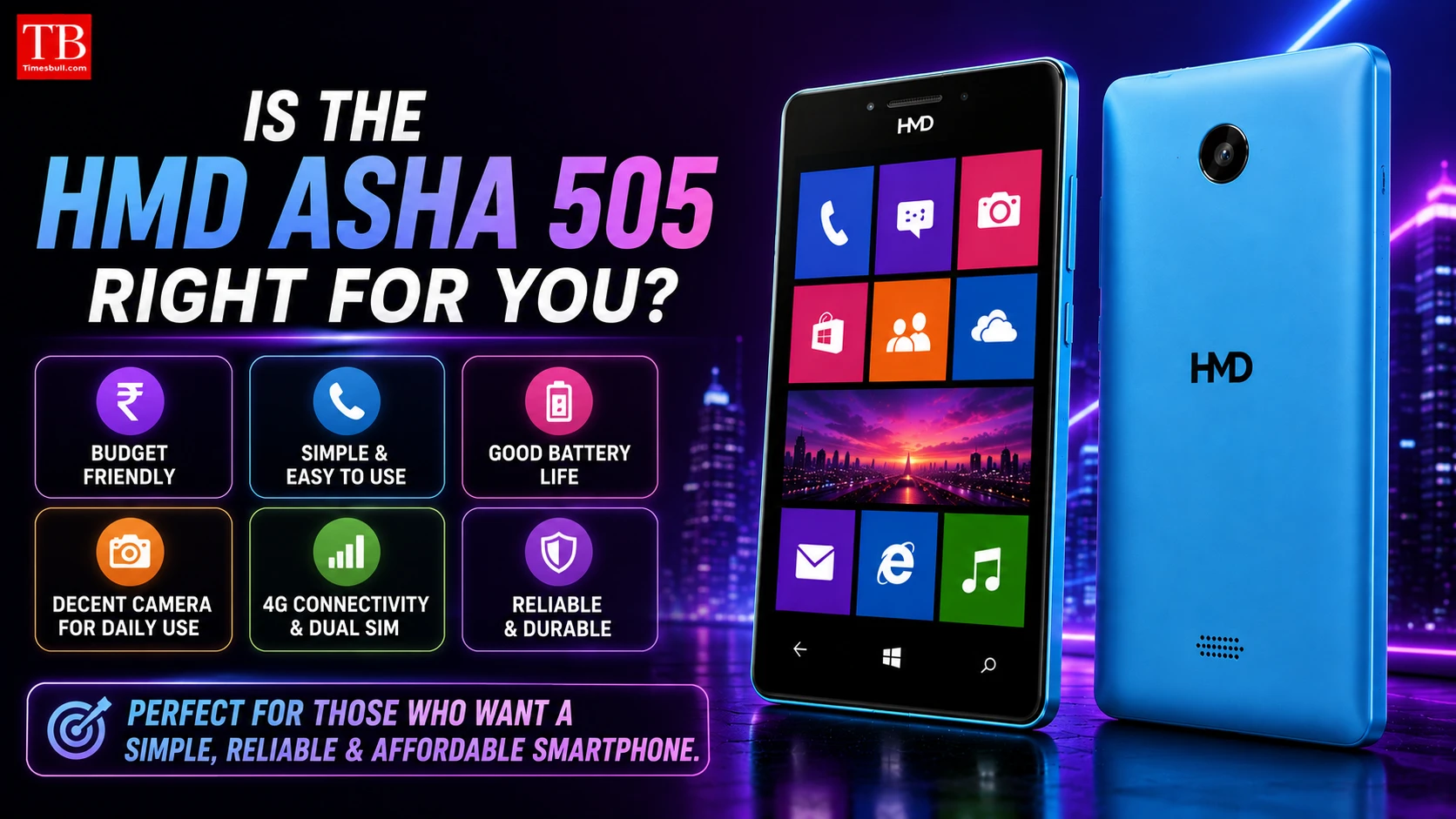 Is the HMD Asha 505 right for you?
