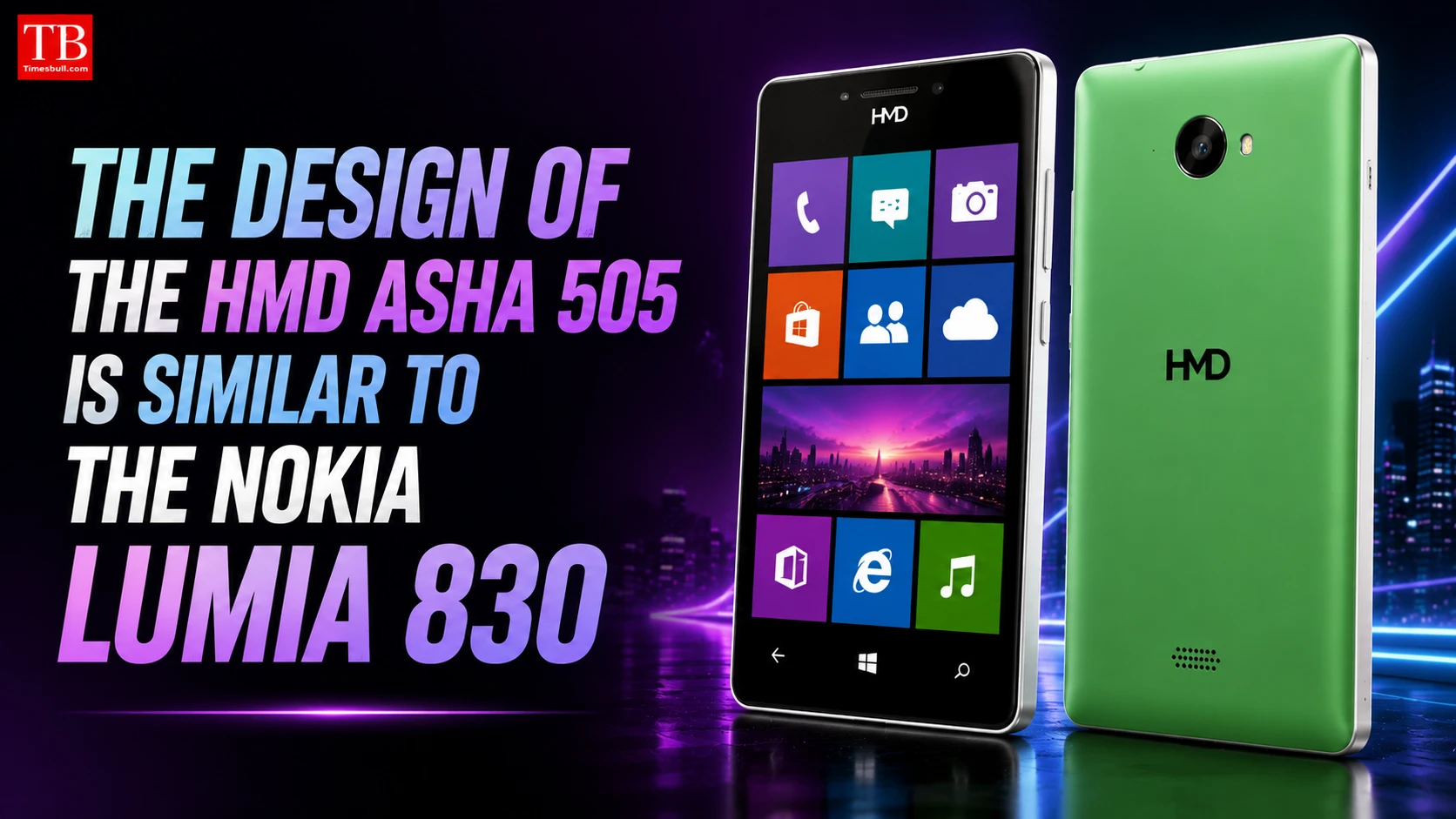 The design of the HMD Asha 505 is similar to&hellip;