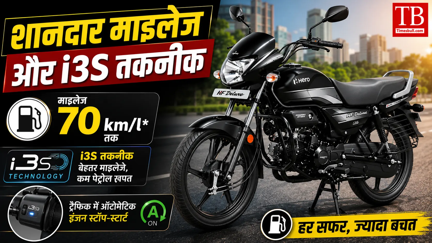 शानदार माइलेज और i3S तकनीक