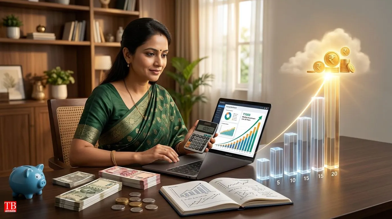₹1,000 मासिक निवेश का कैलकुलेशन