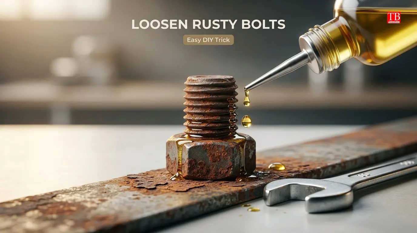 Rusted screws and bolts should be easy to open