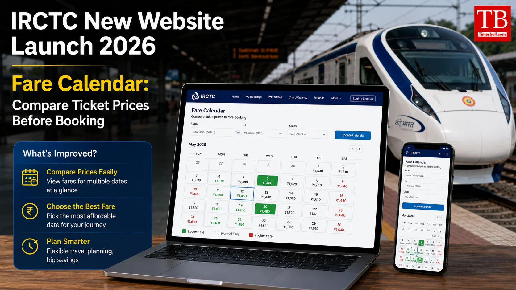 Fare Calendar: Compare Ticket Prices Before Booking.
