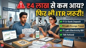 ITR Filing: 4 लाख