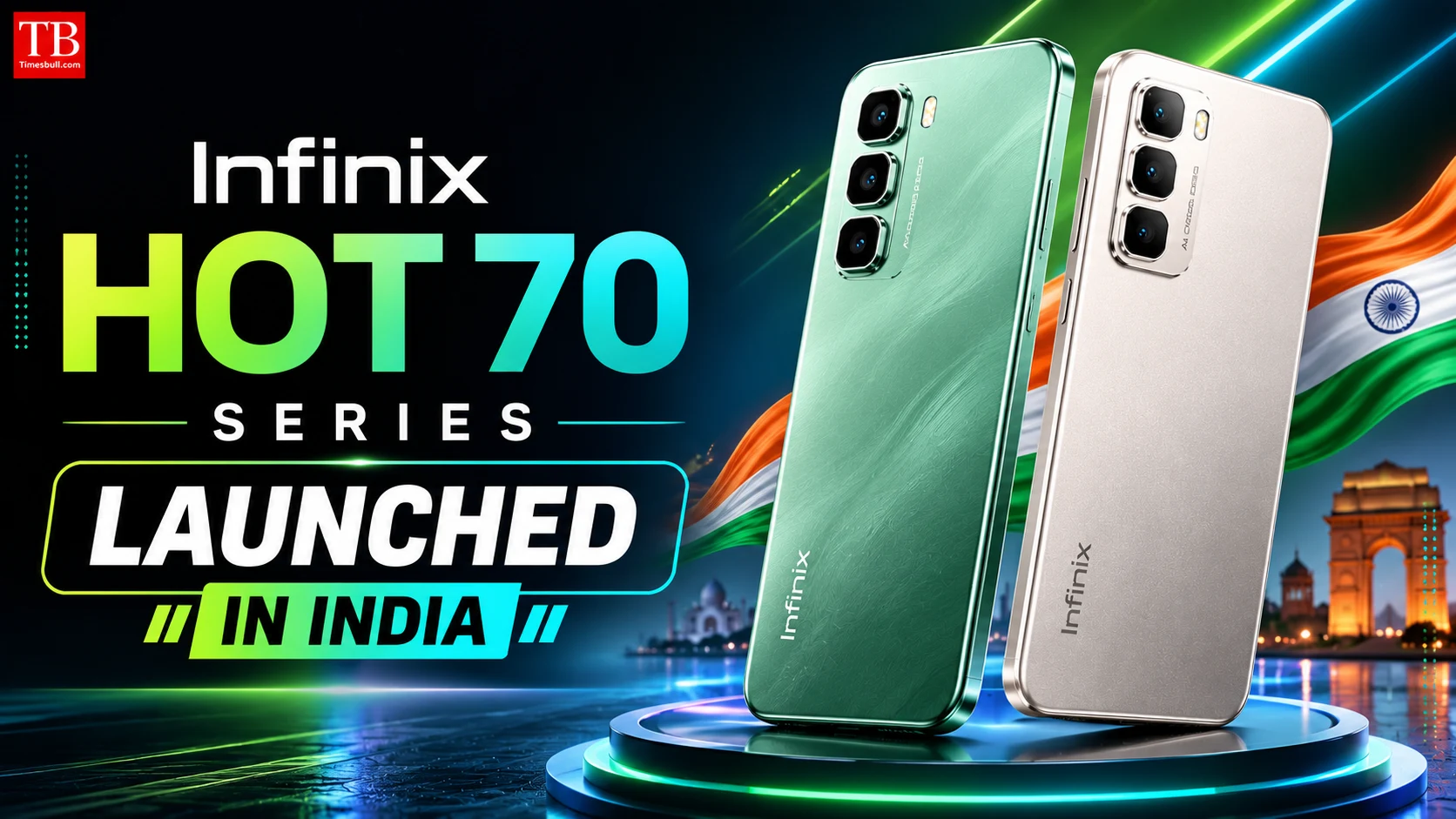 Infinix Hot 70 series launched in India.