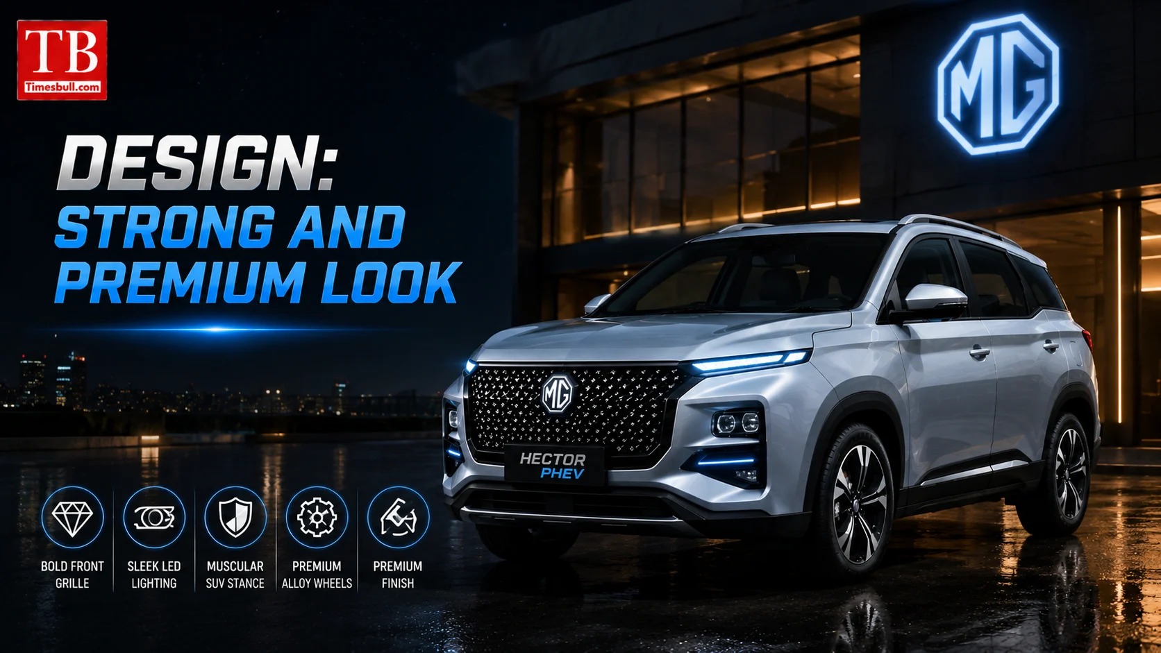 Design: Strong and premium look