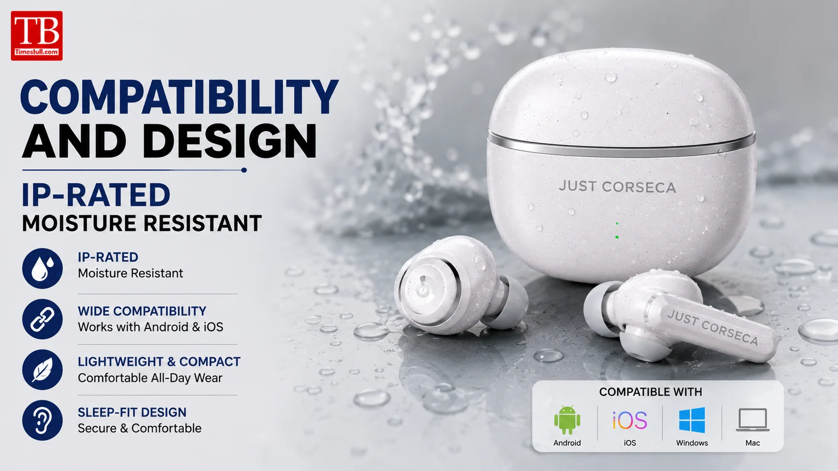 Compatibility and design IP-Rated Moisture Resistant