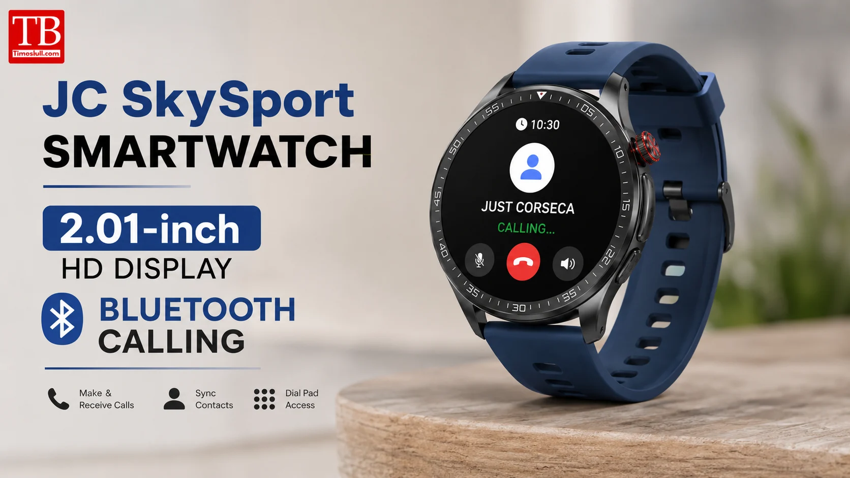 JC SkySport Smartwatch - 2.01 -inch HD display and Bluetooth&hellip;