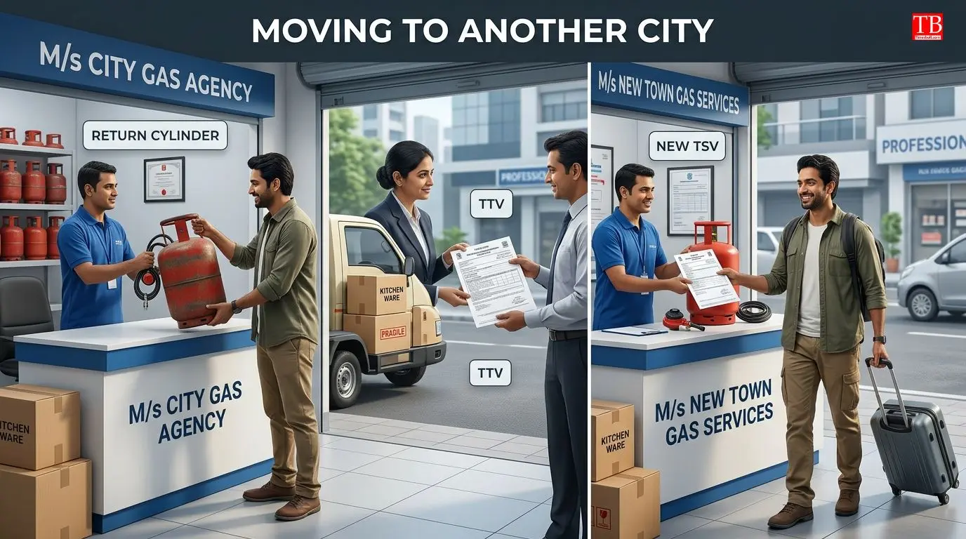The whole process of moving to another city