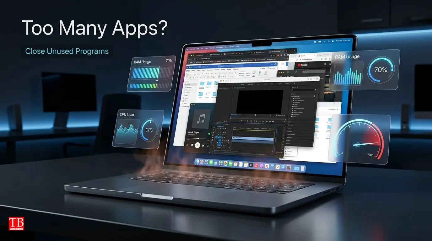 Open multiple apps and tabs at the same time.