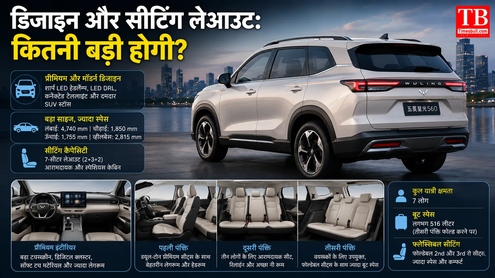 डिजाइन और सीटिंग लेआउट: कितनी बड़ी होगी?