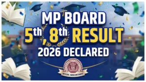 MP Board 5th, 8th