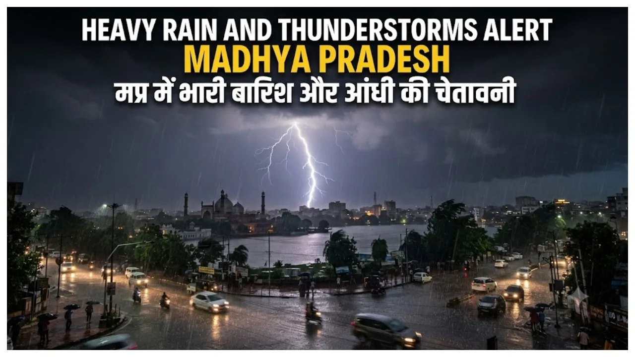 Thunderstorms in Madhya Pradesh