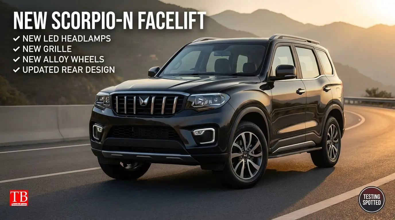 2026 Scorpio-N Facelift: External Changes