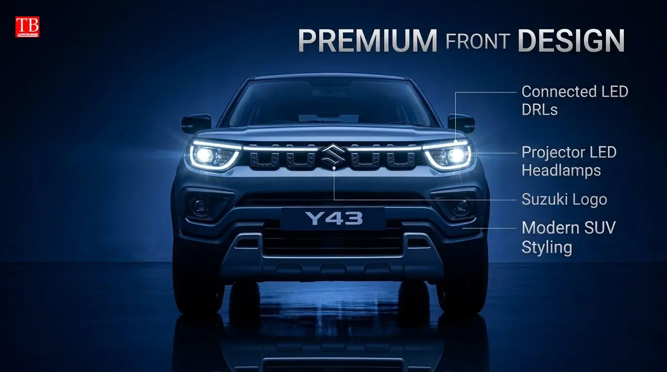 The front and headlights