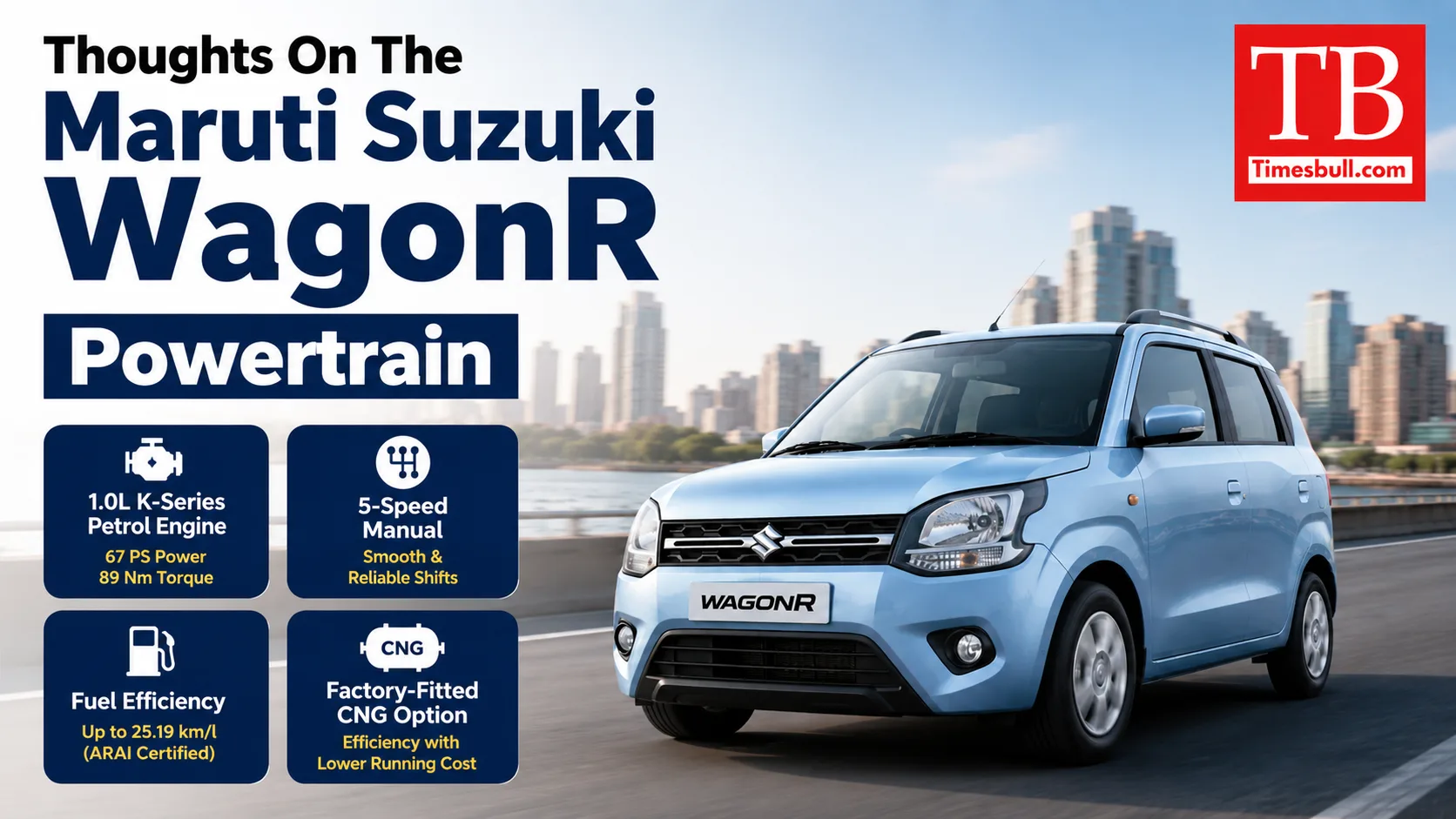 Thoughts On The Maruti Suzuki WagonR Powertrain