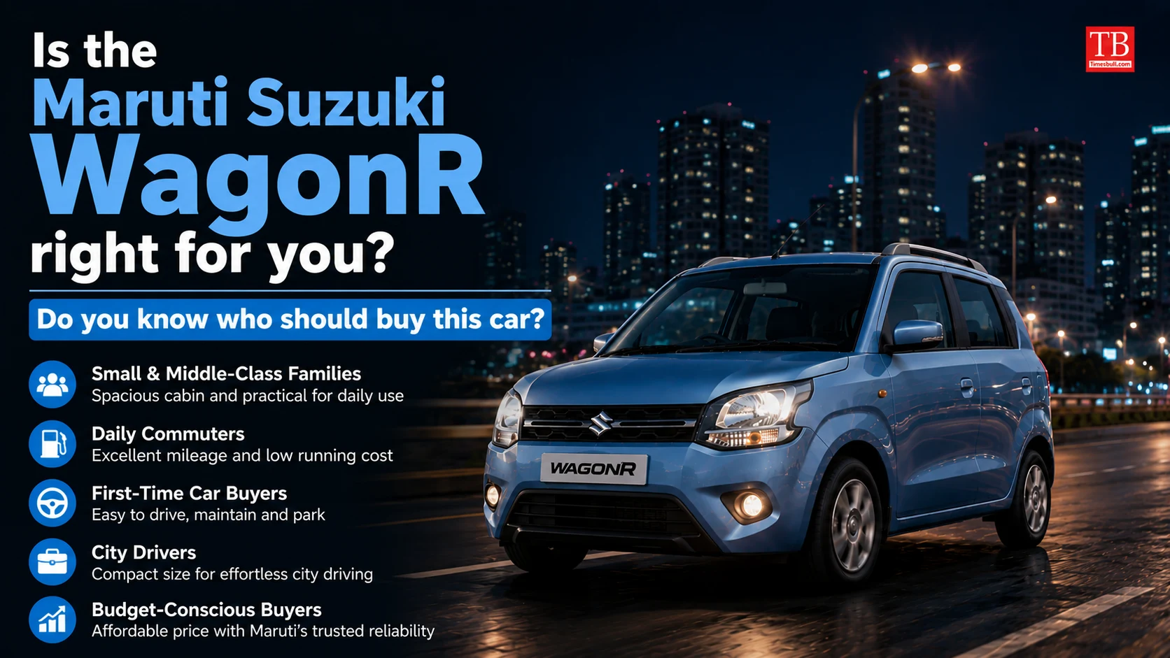 Is the Maruti Suzuki WagonR right for you? Do you&hellip;
