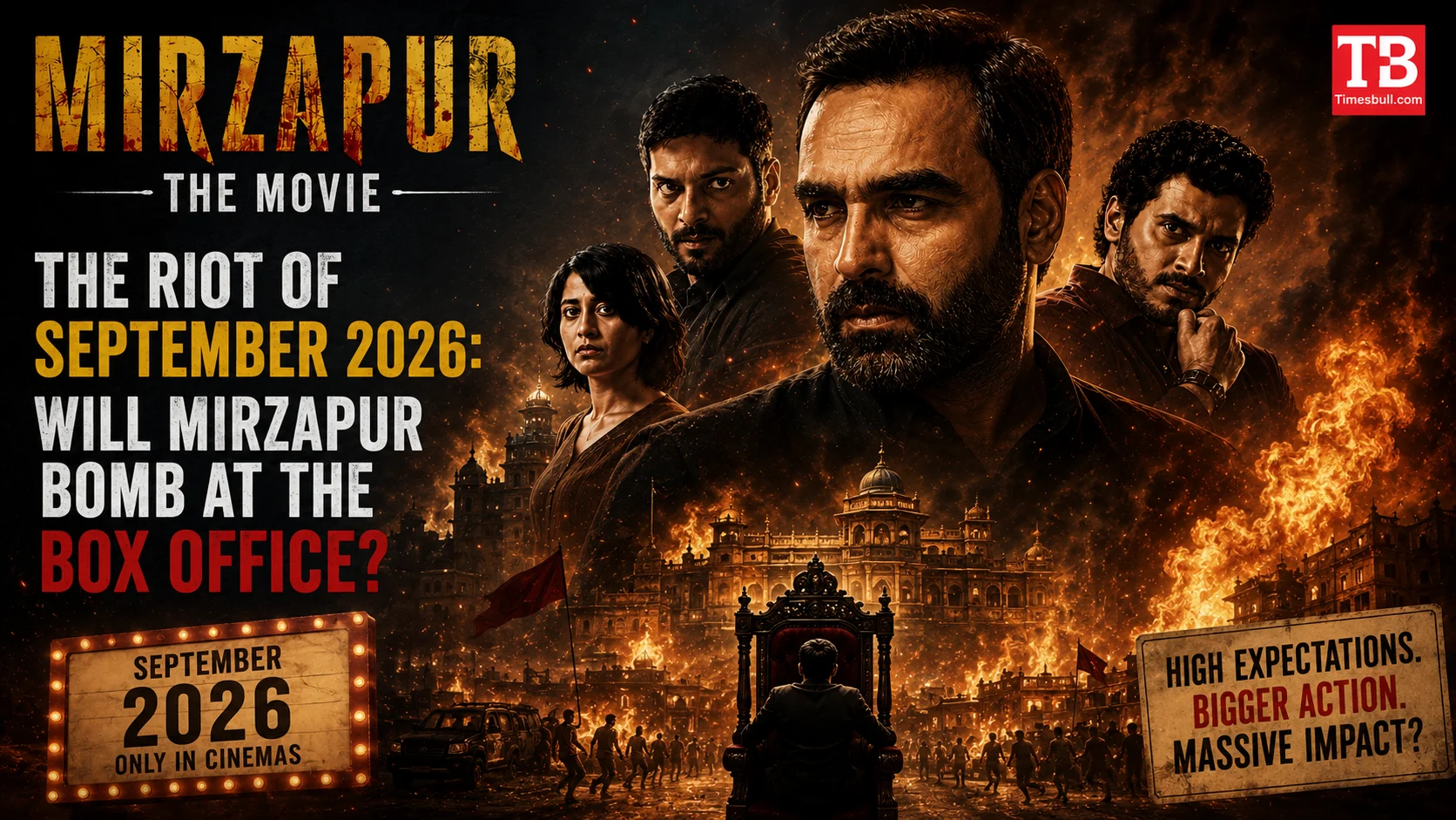 The riot of September 2026: Will Mirzapur bomb at the&hellip;