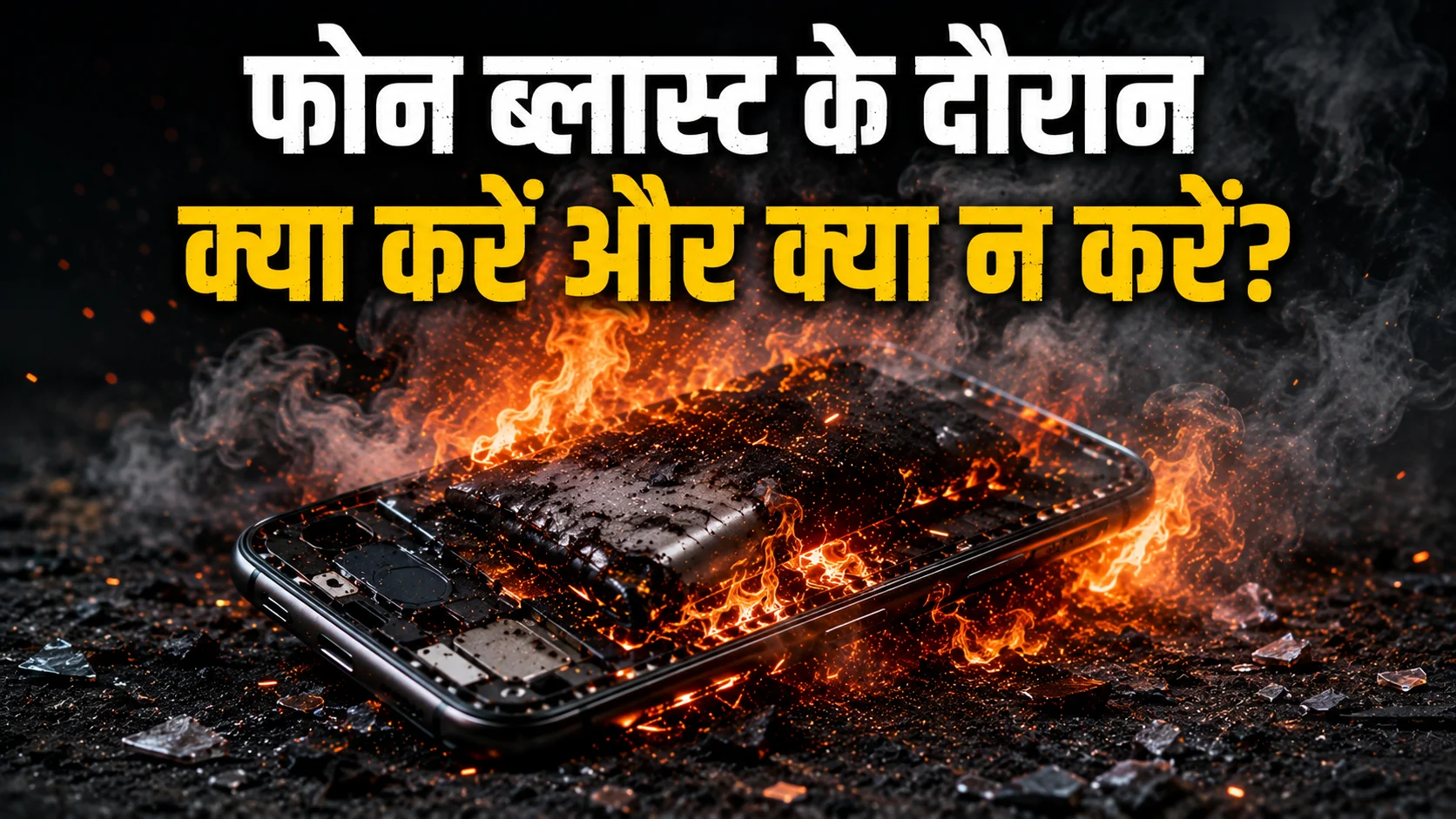 फोन ब्लास्ट के दौरान क्या करें और क्या न करें?