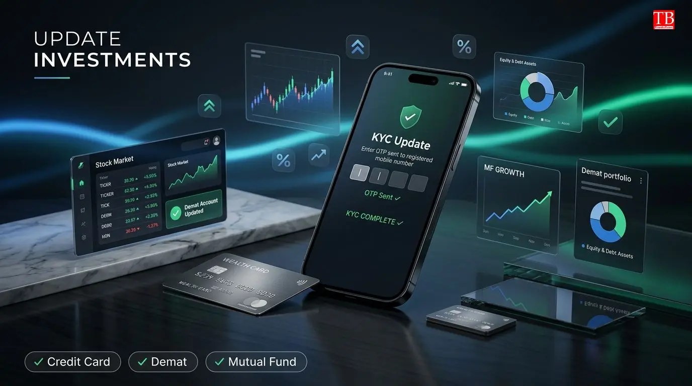 Credit Cards, Demat and Mutual Funds Update your investment accounts