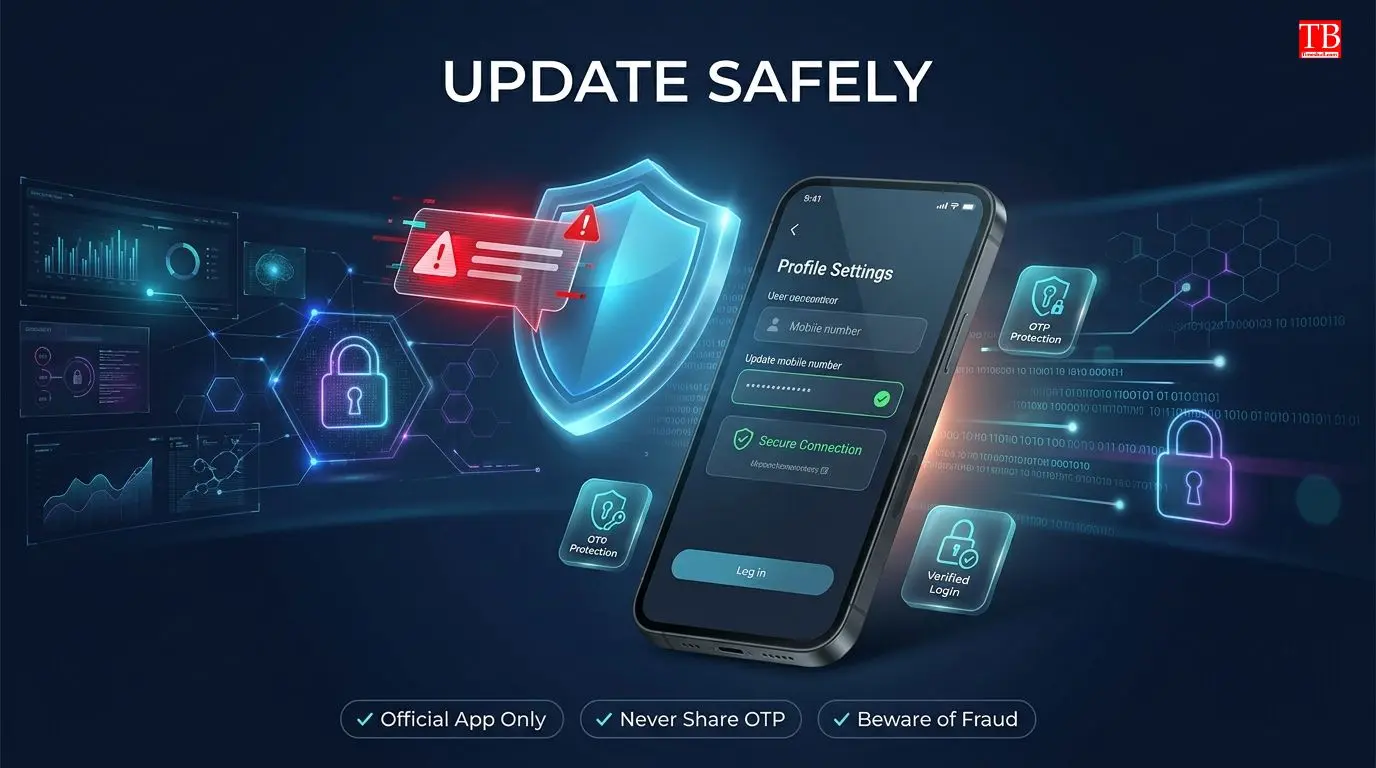 Be careful while updating the new number