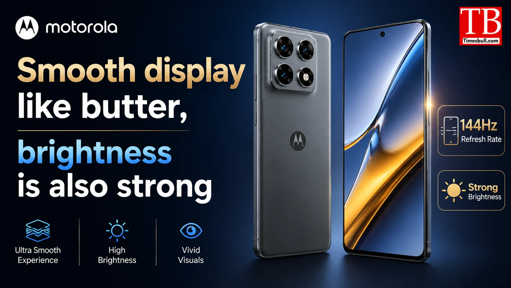 Smooth display like butter, brightness is also strong