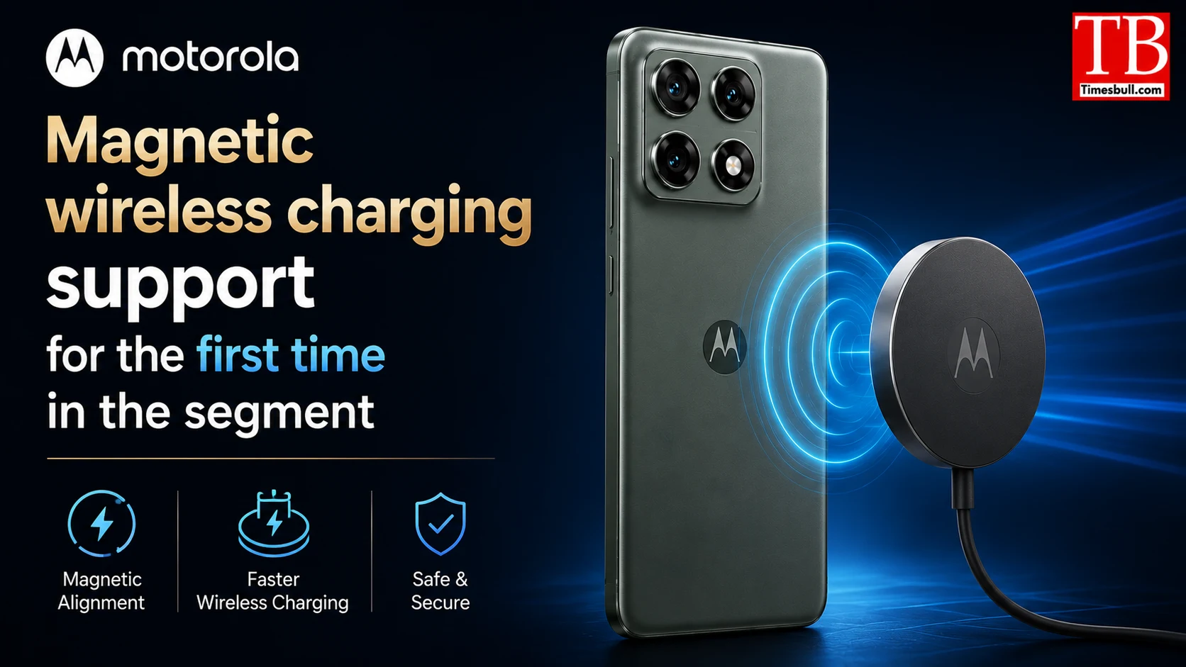 Magnetic wireless charging support for the first time in the&hellip;
